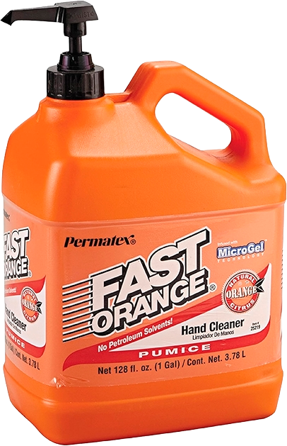 Limpiador De Manos Permatex Fast Orange de Galon /  3.78LTS