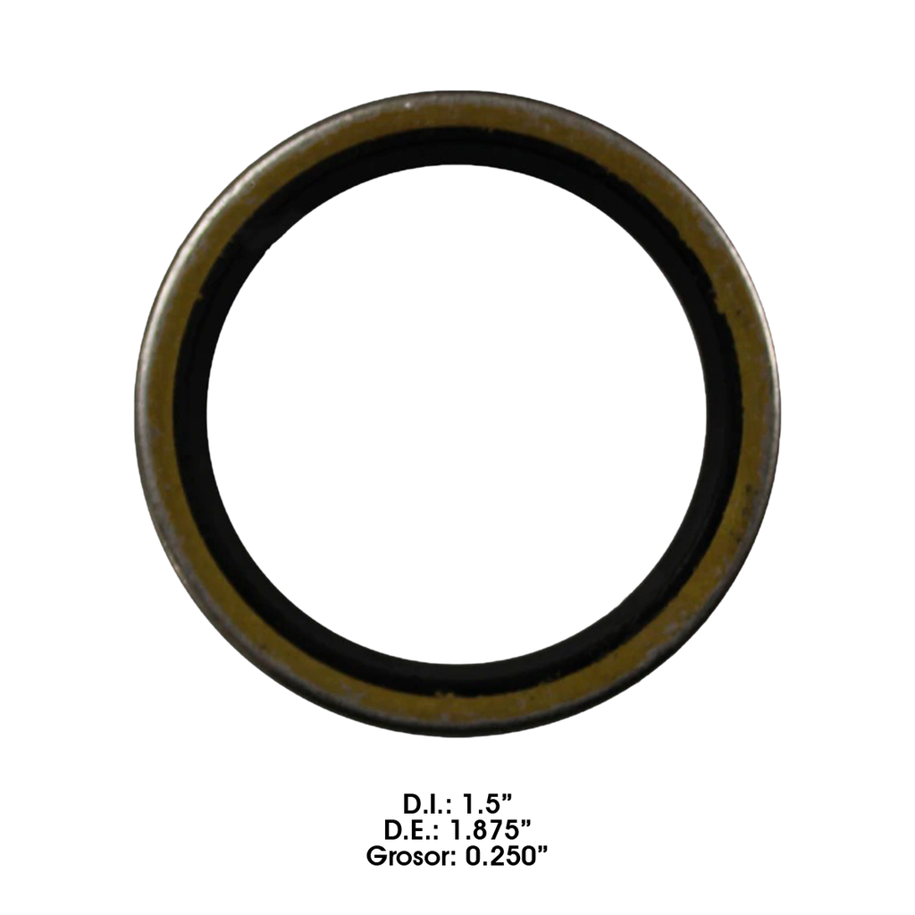 Sello Eje Leva Freno Remolque de 1,5"D.I x 1,87"D.E