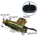 Válvula Solenoide Fan Clucth Motor E7 de 12V y 2 Pines