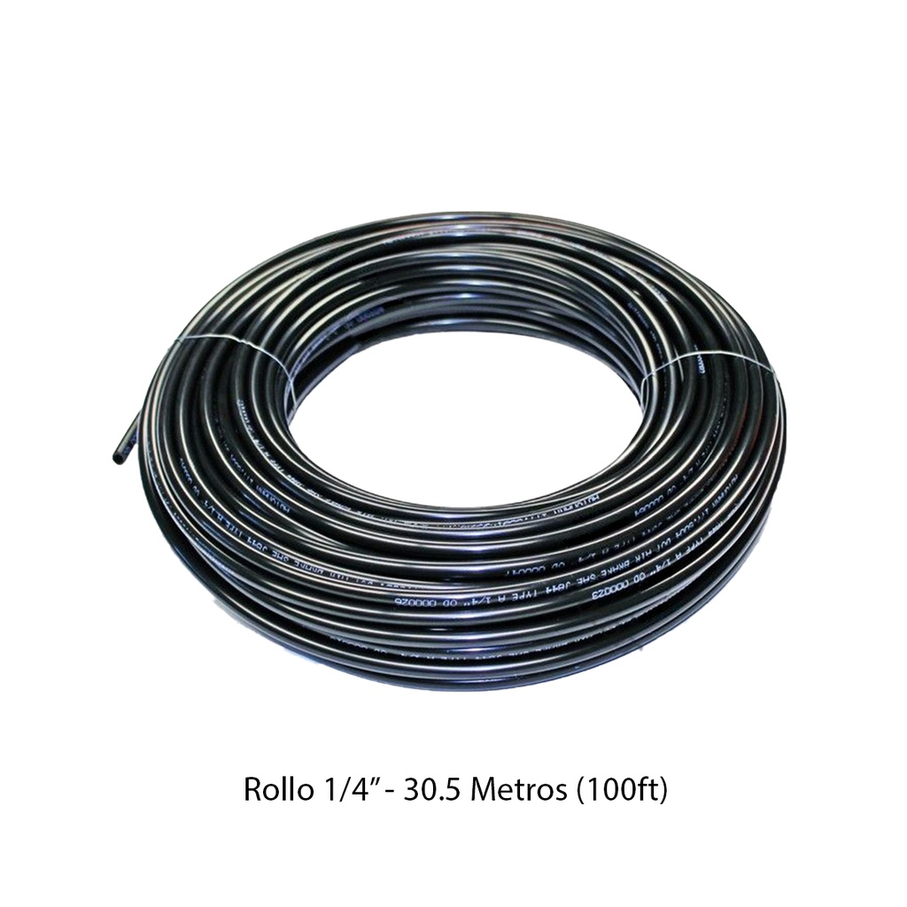 Tuberia nylon Diametro 1/4" x 30,48 Metros