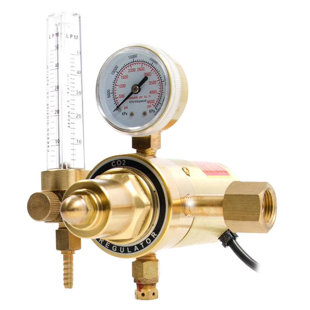 Regulador de CO2 c/ calentador Weldtech