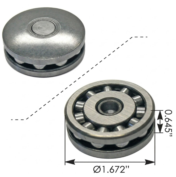 Rodamiento Plano del Kin Pin Conico AKP-3479 RD/CH
