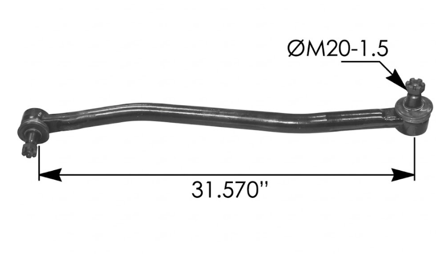 Barra De Direccion Corta 31.57" Vision