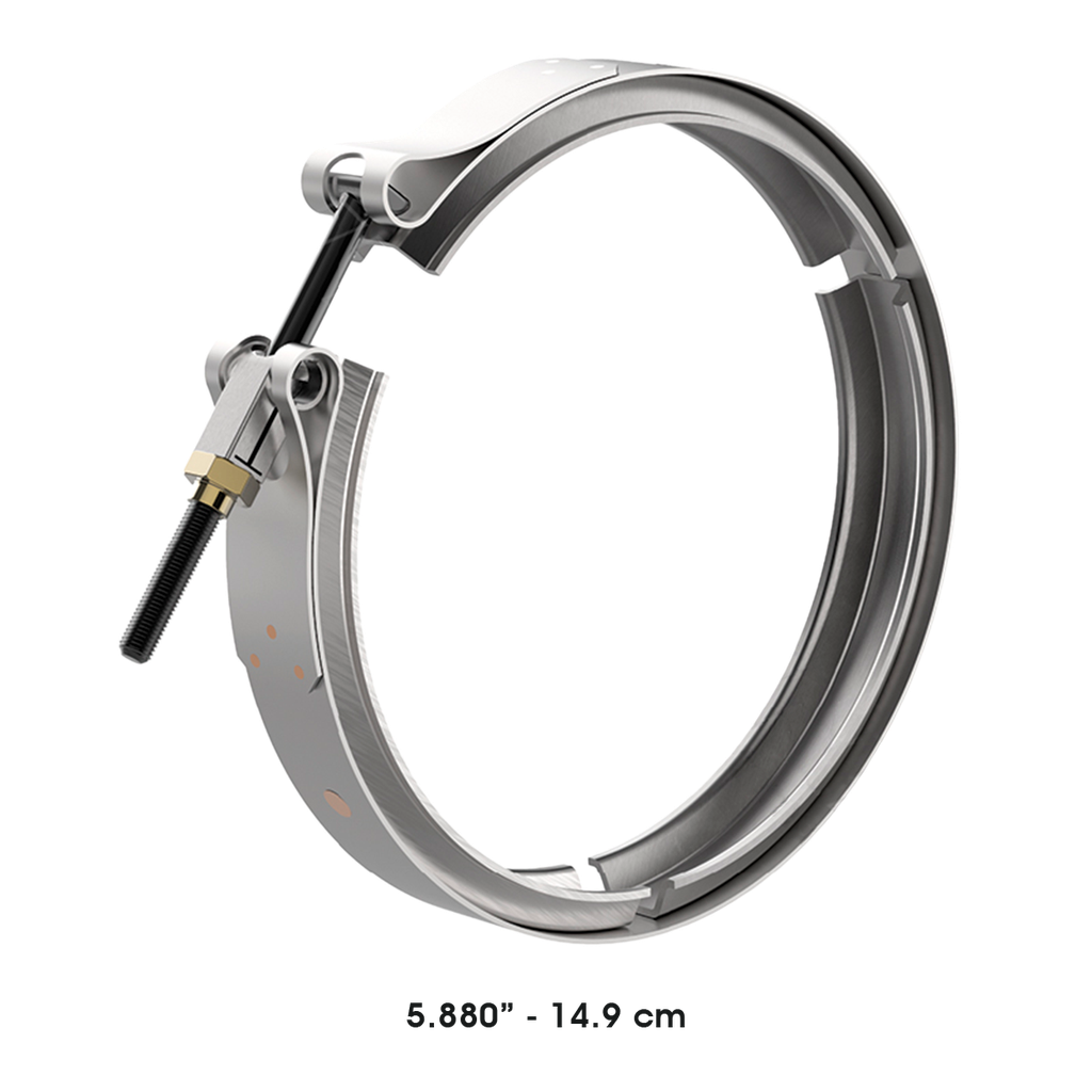 Abrazadera Tipo V de 5.88" Para Turbo -5" All truck