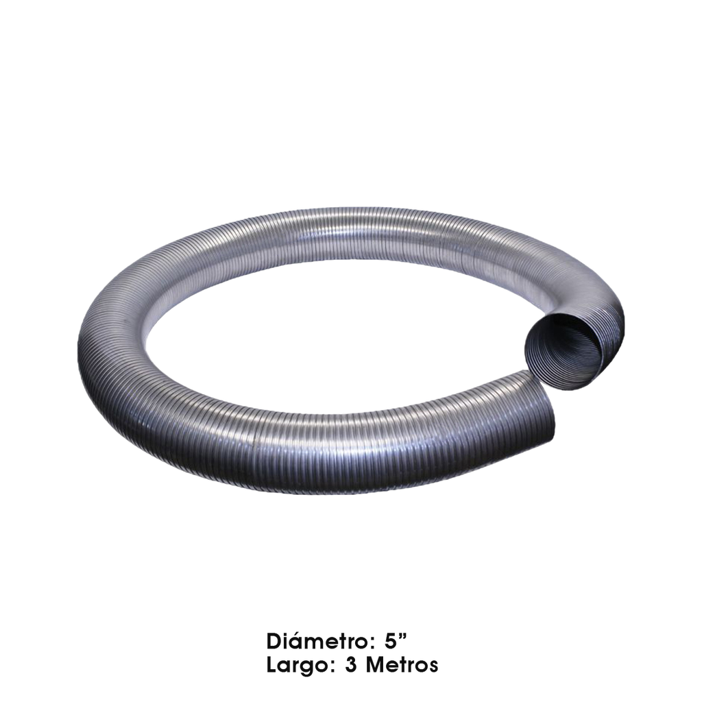 Flexible Tubo escape 5in X 10ft 409SS