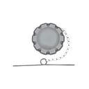 Tapa del tanque combustible para Vision 3" Sin LLave