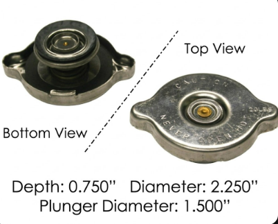Tapa de Radiador 20 Lbs Freightliner M2-106