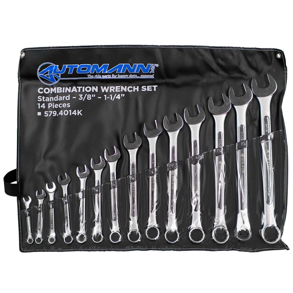 Kit llave inglesa de 3/8" a 1-1/4"