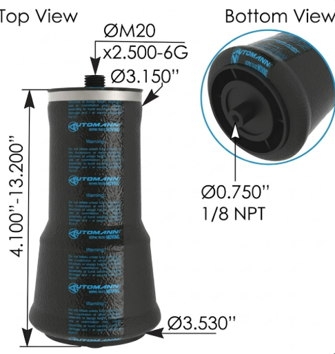 Bolsa suspension cabina Mack CH/CX