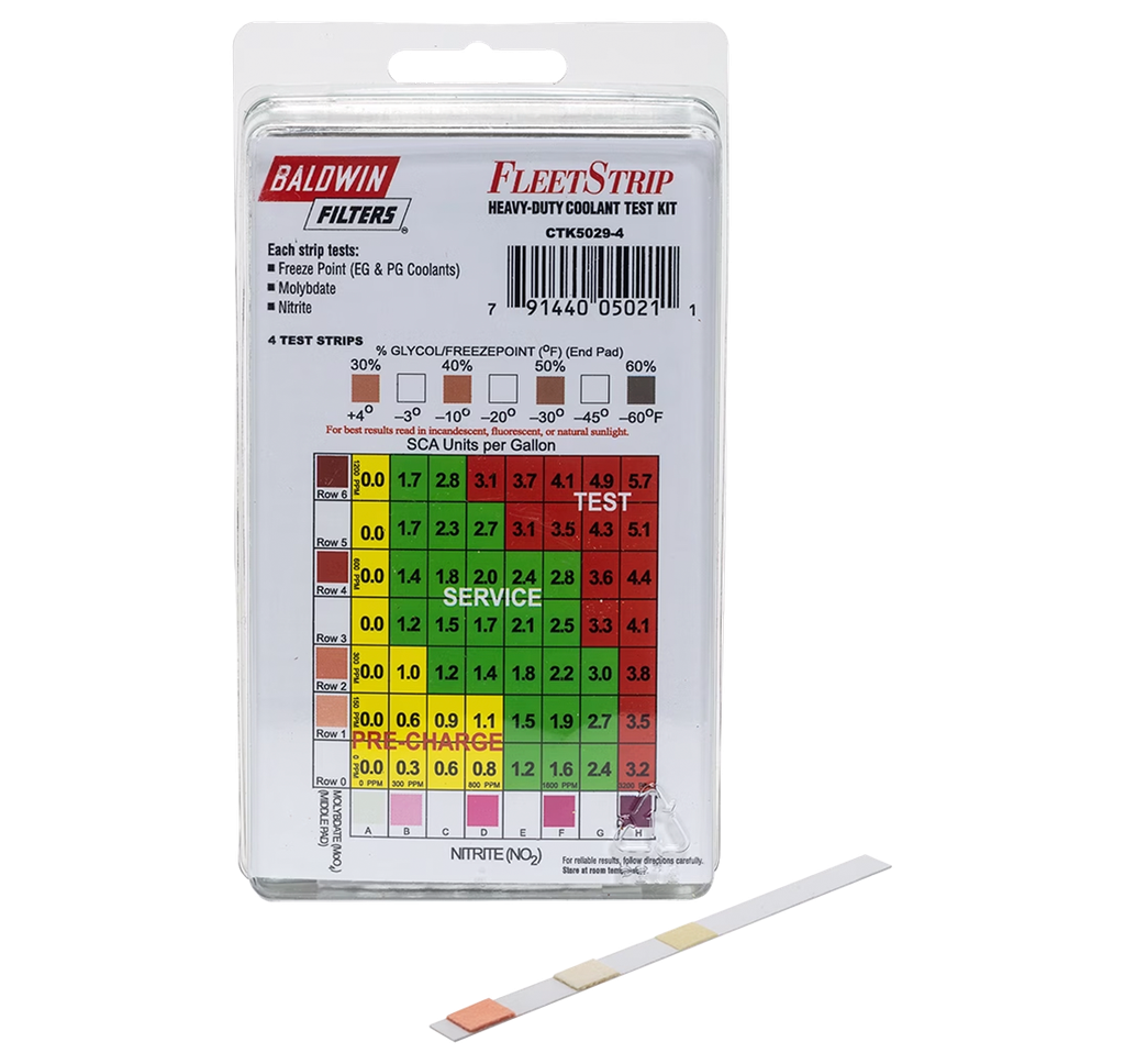 Tiras TEST concentracion refrigerante