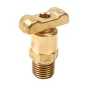 Válvula de drenaje Con asiento Macho A/S de 1/4 pulg. NPT