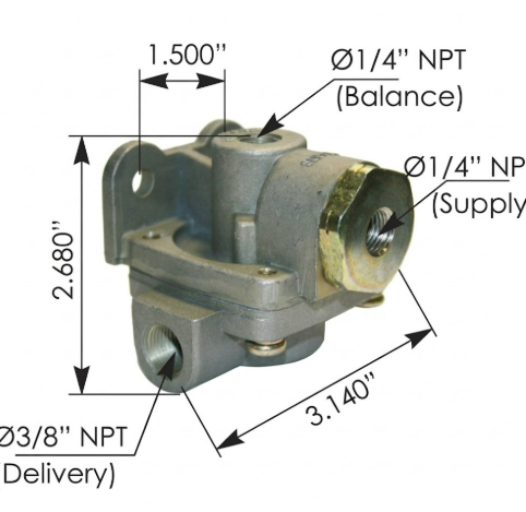 Valvula de Liberación Rápida Espiche QR-1C