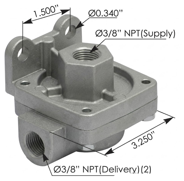 Valvula de Liberación Rápida Espiche QR-1