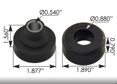 Buje de tensor radiador pequeña CH, CL, & CX Series