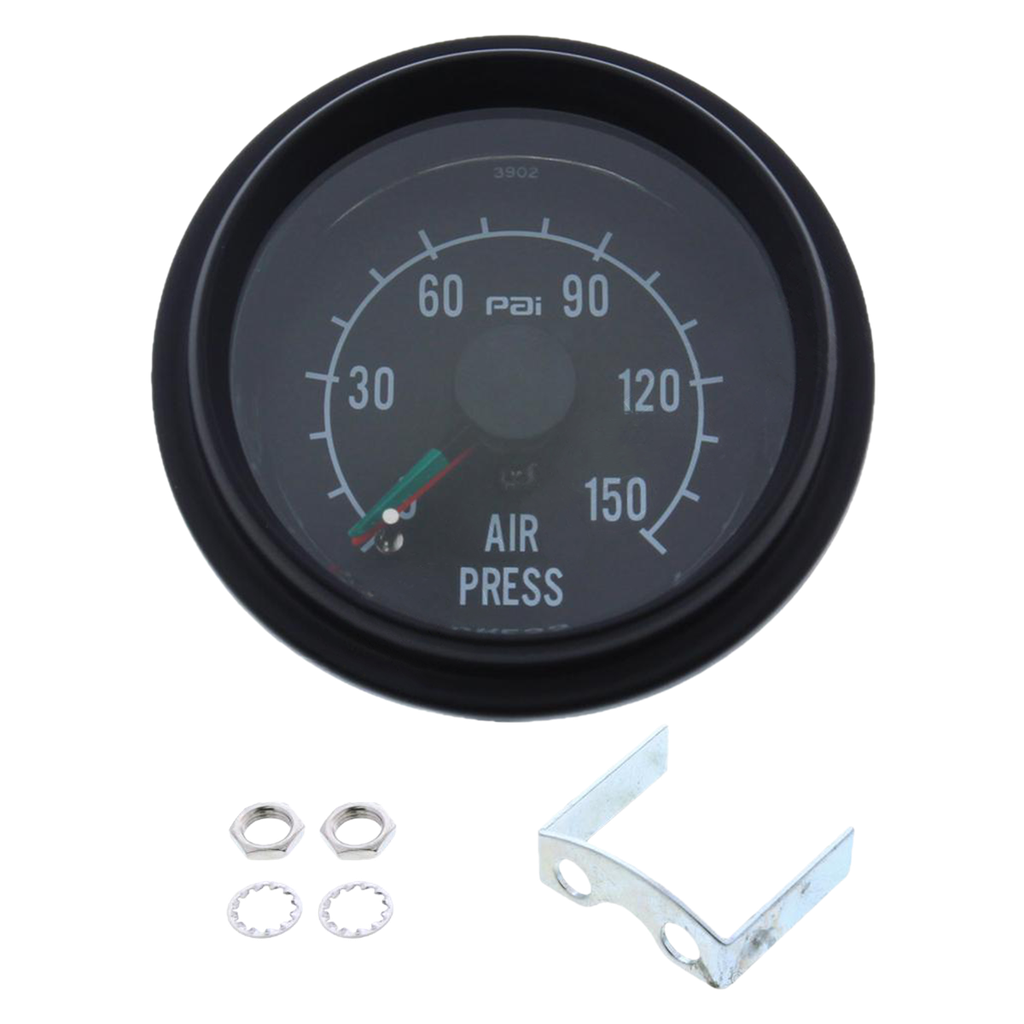 Manómetro Mecánico de Doble presión de Aire Ø 2-1/8 Psig 0-150