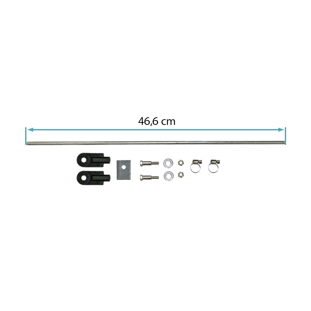Kit Varilla De 12,37"Largo de válvula Nivel Suspensión Trasera Mack,Volvo,Kenworth