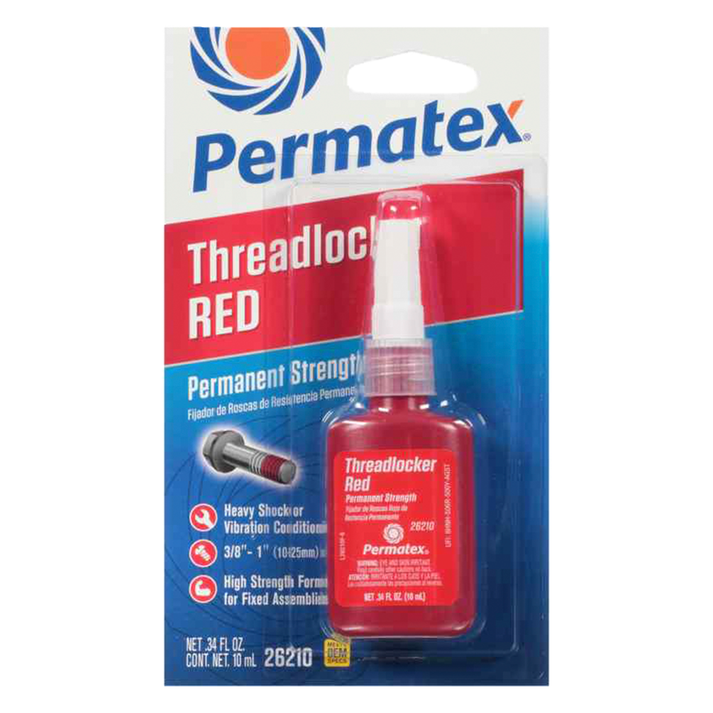 Traba Rosca Rojo De 10ml Alta Resistencia