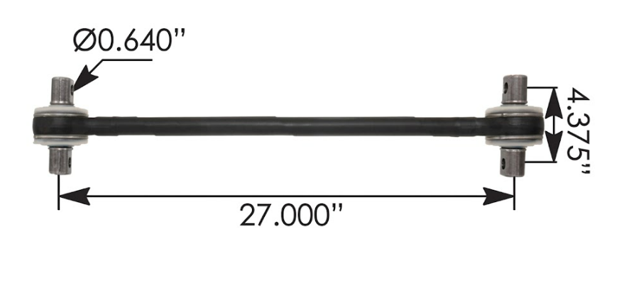 Barra Tensora 1er Diferencial Mack Granitte de 27"
