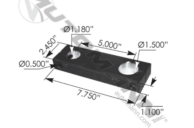 Gemelos o Barra lateral Delantero Mack CH/GU/CX