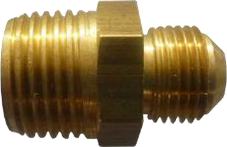 Conex. Bronce Recto Macho NPT 1/2x3/8
