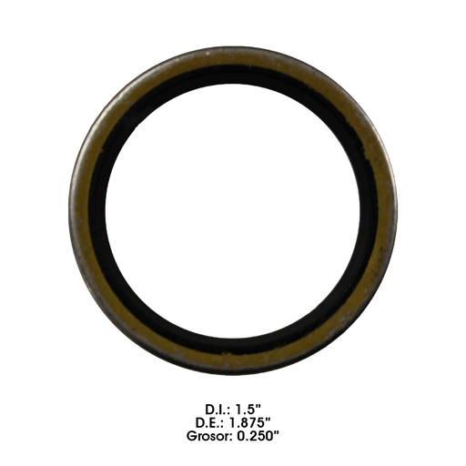 [113.1282] Sello Eje Leva Freno Remolque de 1,5"D.I x 1,87"D.E