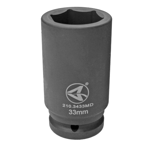 [210.3433MD] Dado de Impacto Cuadrante 3/4 y de 33mm Hexagonal