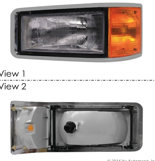 [564.62024] Faro Delantero Izquierdo Mack CH '90-'07