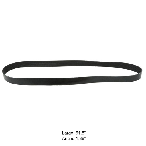 [EBT8777] Correa Multicanal fan/alternador Mack Vision E7 de 10PK1560 o 61,41" Longitud