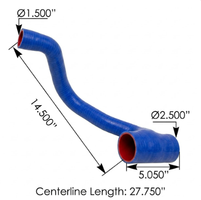 [ECH8729] Manguera T bypass del Enfriador Aceite Mack E7