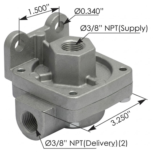 [EM36570] Valvula de Liberación Rápida Espiche QR-1