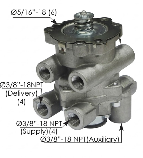 [EM56310] Valvula de Pedal Freno E-8P / Mack / Kenworth