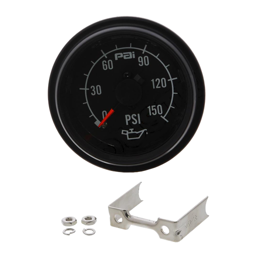 [FGG0524] Manómetro Mecánico Presión de Aceite 0-150 psi Ø 2-1/8