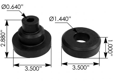 [M62258] Buje Soporte Inferior Radiador Mack E7 CH 400hp