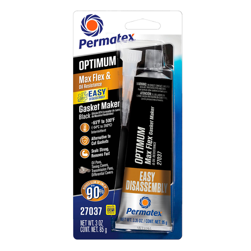 [PERMATEX-27037] Silicon Negro Optimum Ultra Black
