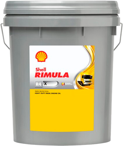 [SHELL-15W40] Paila aceite lubricante Shell Rimula R4X 15W40 20L