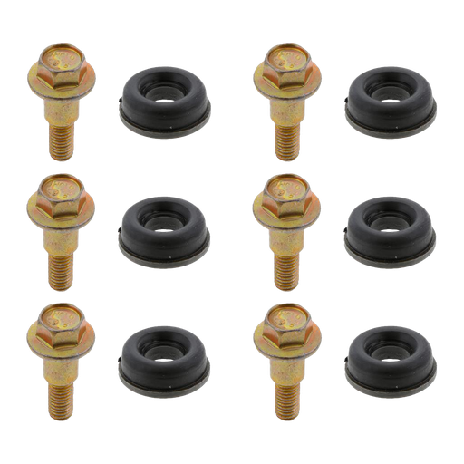 [ESK0295] Kit 6 Aisladores (Tornillo+Aislador) Cárter E7S - Bolsa Sellada