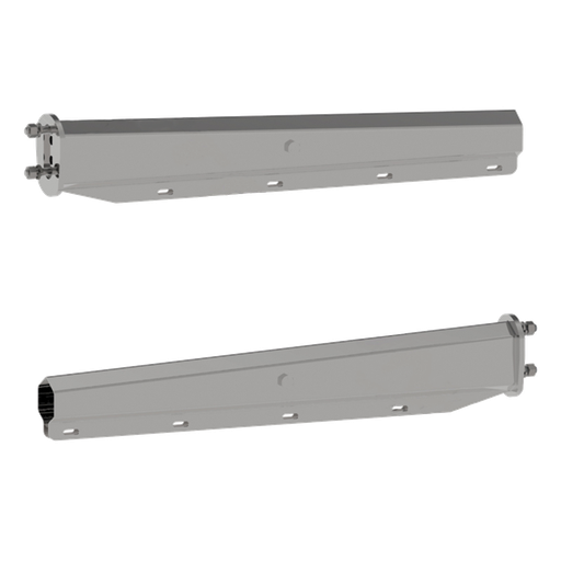 [562.490SS201FS] Kit Soportes Guardabarros De Acero Inoxidable 30"L