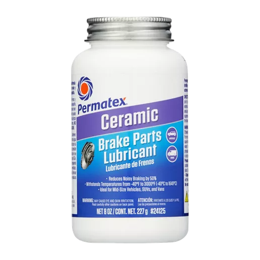 [PERMATEX-24125] Lubricante Sintetico para frenos Ceramico 8oz Resistente a la humedad, la corrosión