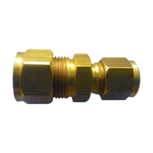 [62F-03] Conex. Bronce Union Recta P/compre. 3/16