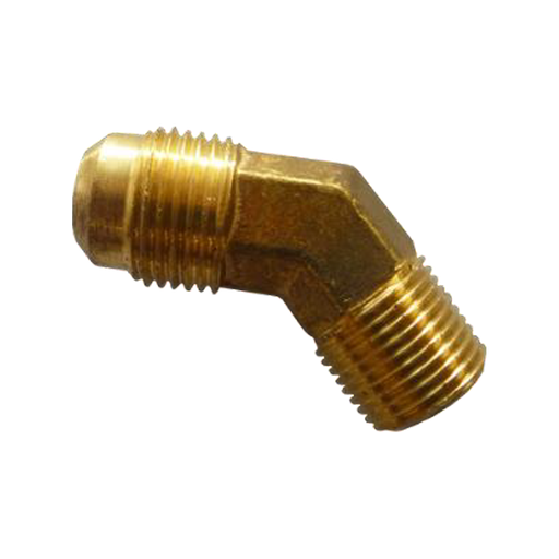 [54F-06-06] Conex.Bronce Conec 45°  3/8x3/8