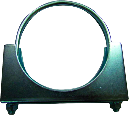 [F286563] Abrazadera de escape tipo U fina De 5" Cromada