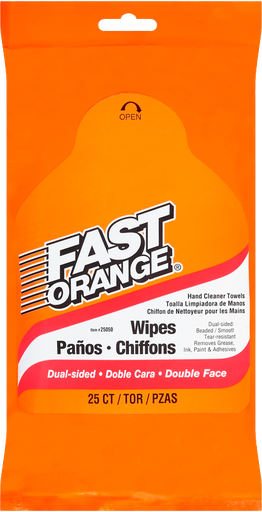 [PERMATEX-25050] Limpiador De Manos Permatex Fast Orange en Toallas 25ps