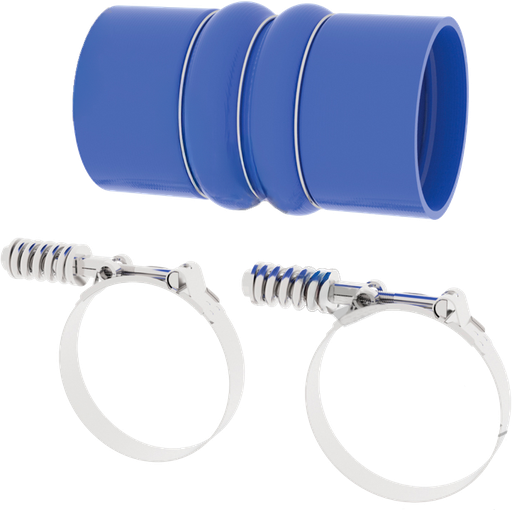 [561.629356BK] Kit (Manguera Con Abrazaderas) Aftercooler Descarga MP8 De 3.37" x 6.37"
