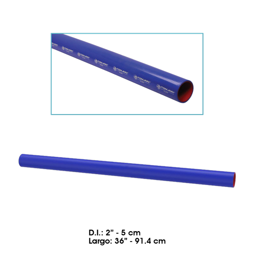 [561.08250] Manguera larga radiador 2.5in x 36in 4PLY