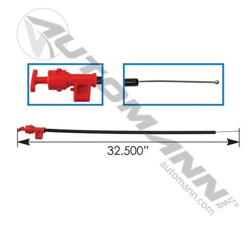[572.623851] Varilla medir aceite longit. 32.50in Motor MP8 con tubo MP8
