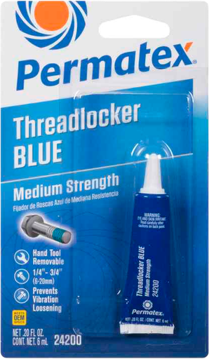 [PERMATEX-24200] Fijador de Roscas de Resistencia Media 0.20Oz