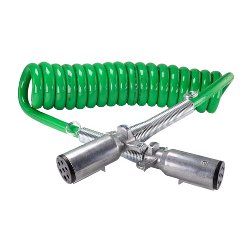 [S-48812] Cable espiral electrico 7 vias 12 ft