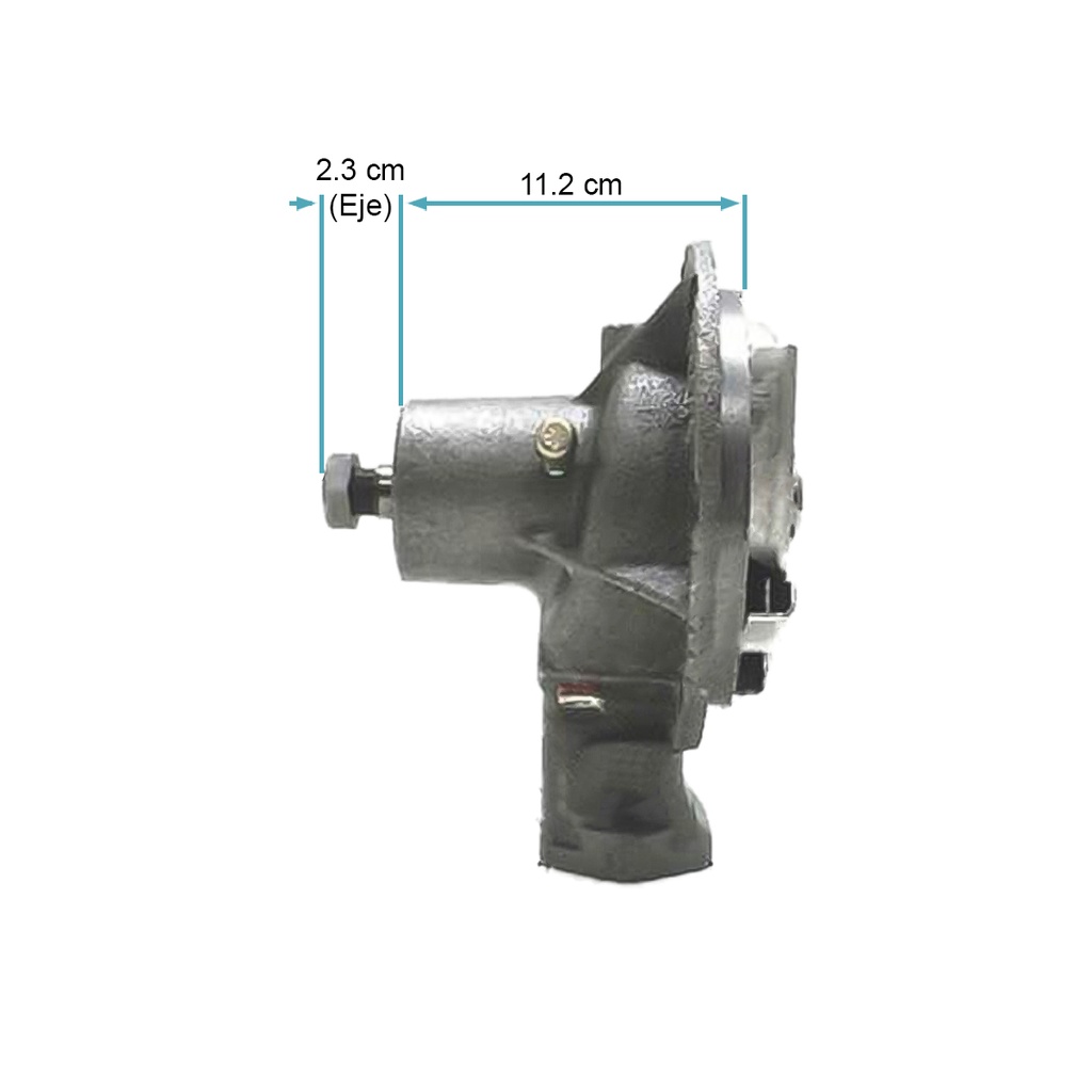 Bomba agua E7-Tech eje corto sin cuña
