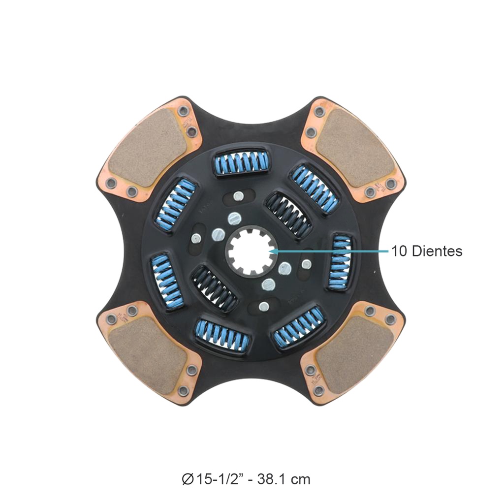 C/E Disco embrag del 15.5",4P,9R,2¨10S