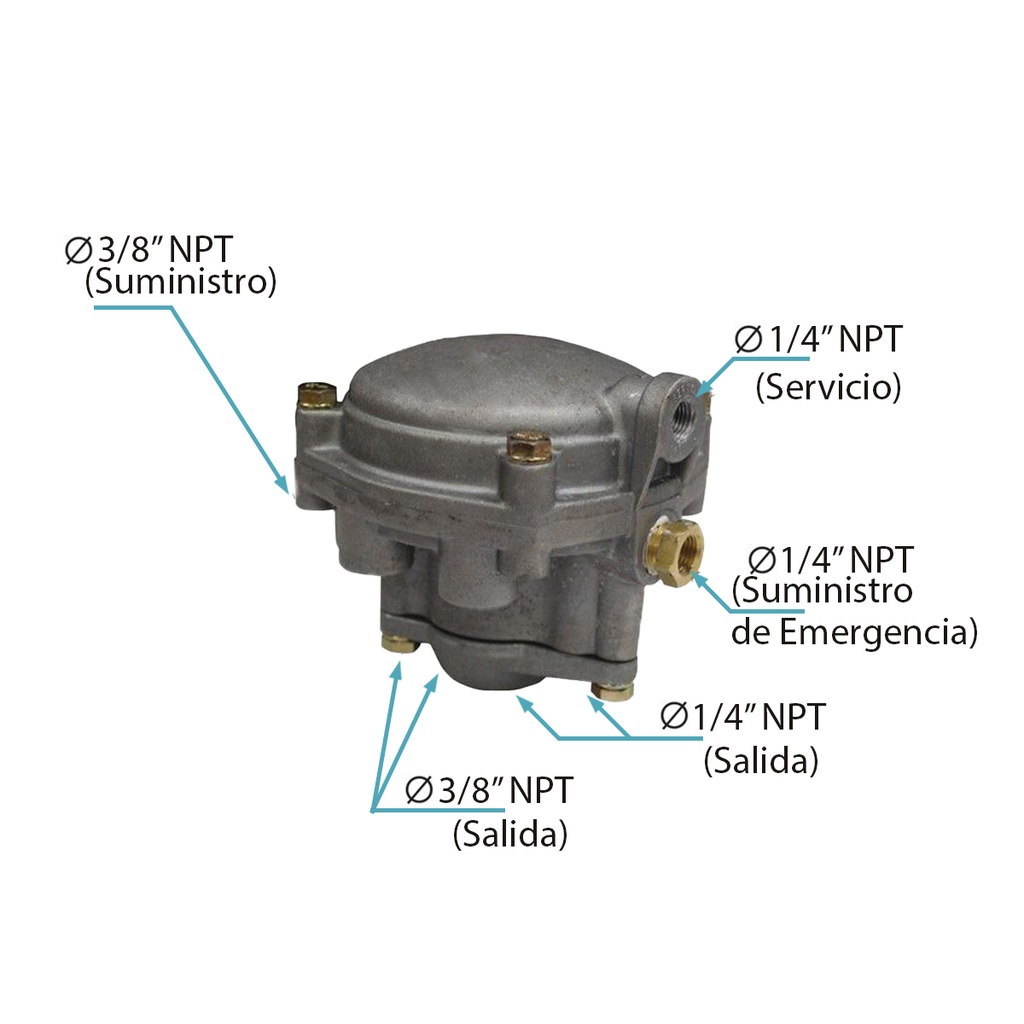 [170.281865] Valvula relay A/S emergen. batea RE-6